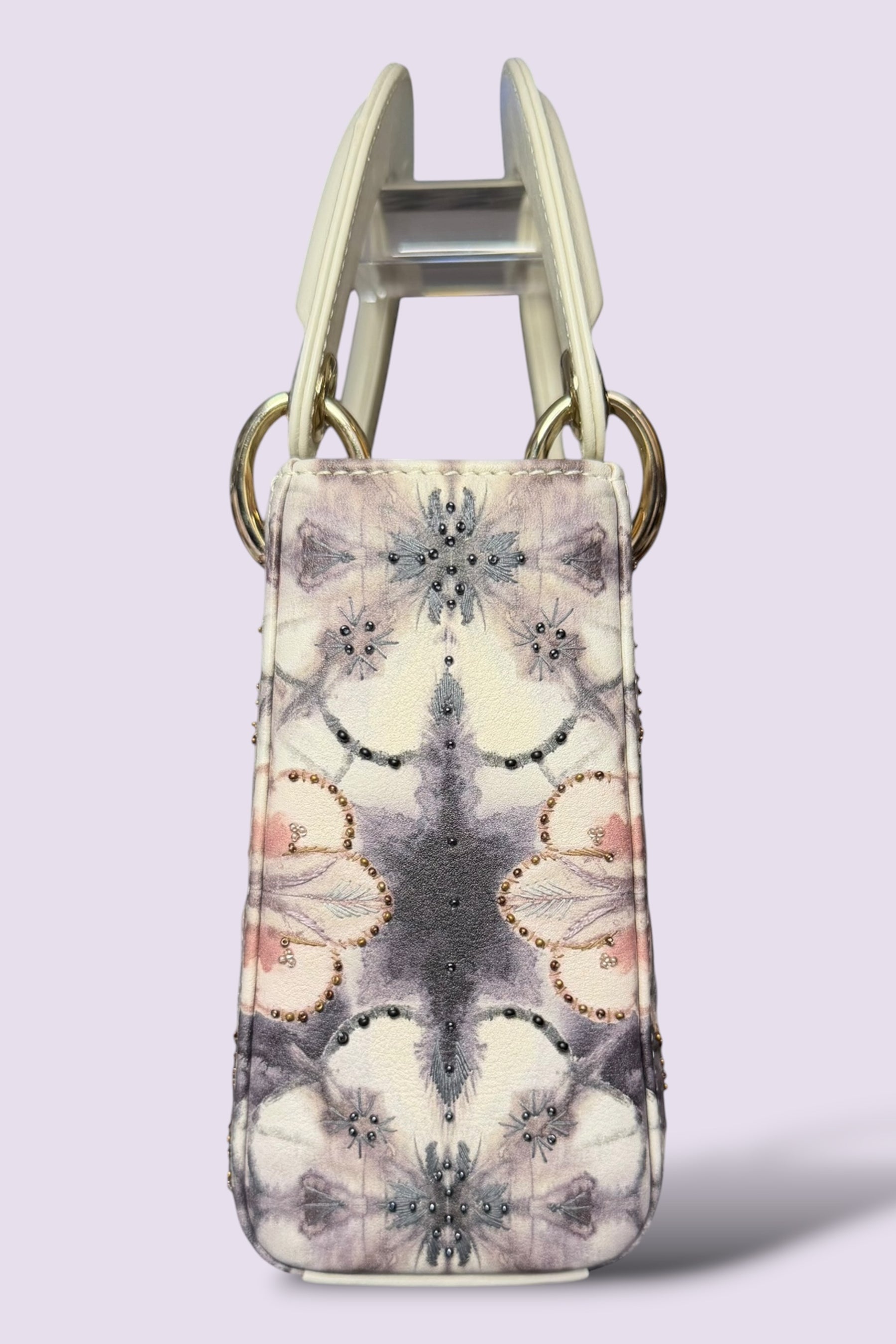 Lady Dior Mini Embroidered Beaded Bag | French Secondhand