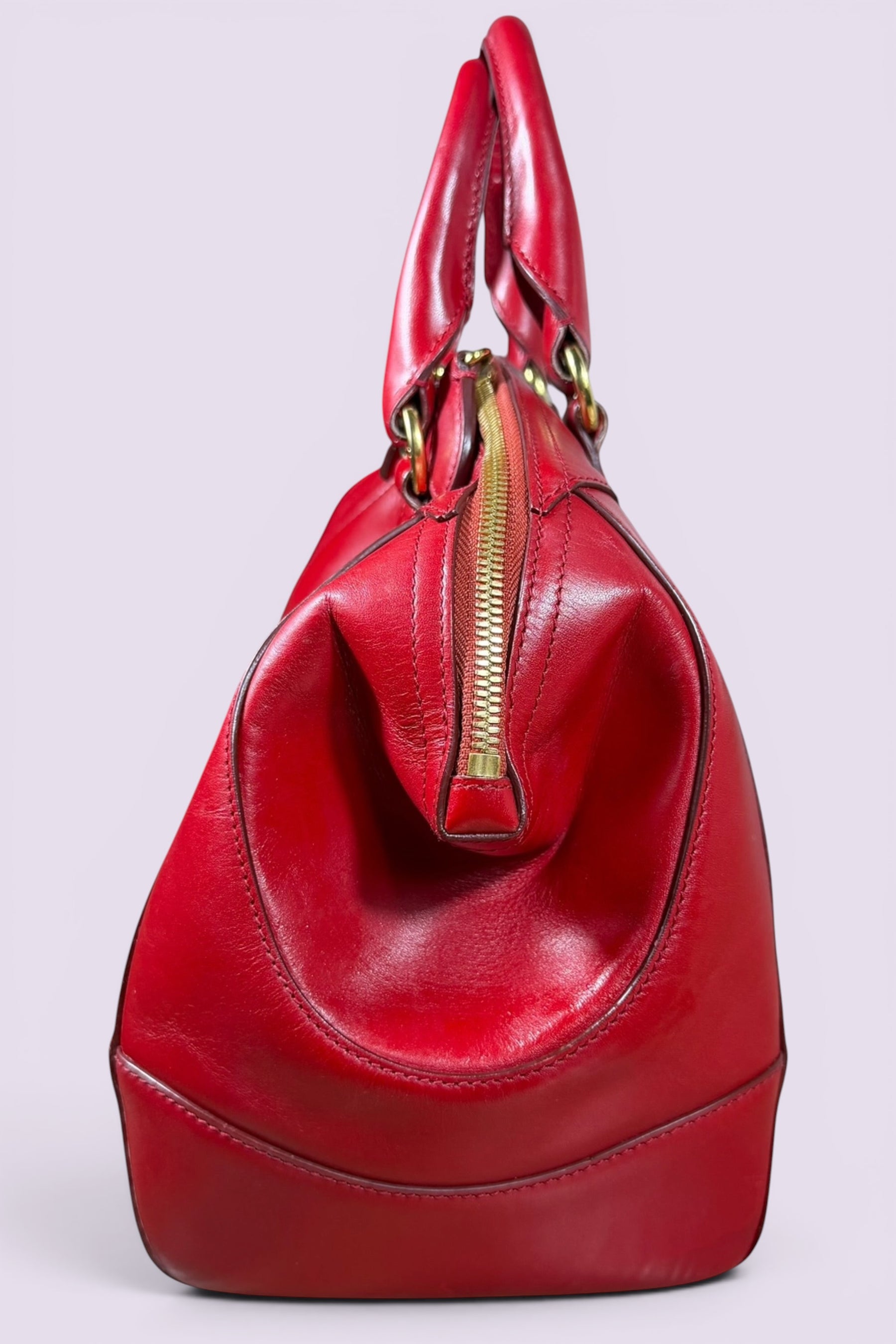 Ralph Lauren Red Leather Stirrup Bag | American Secondhand