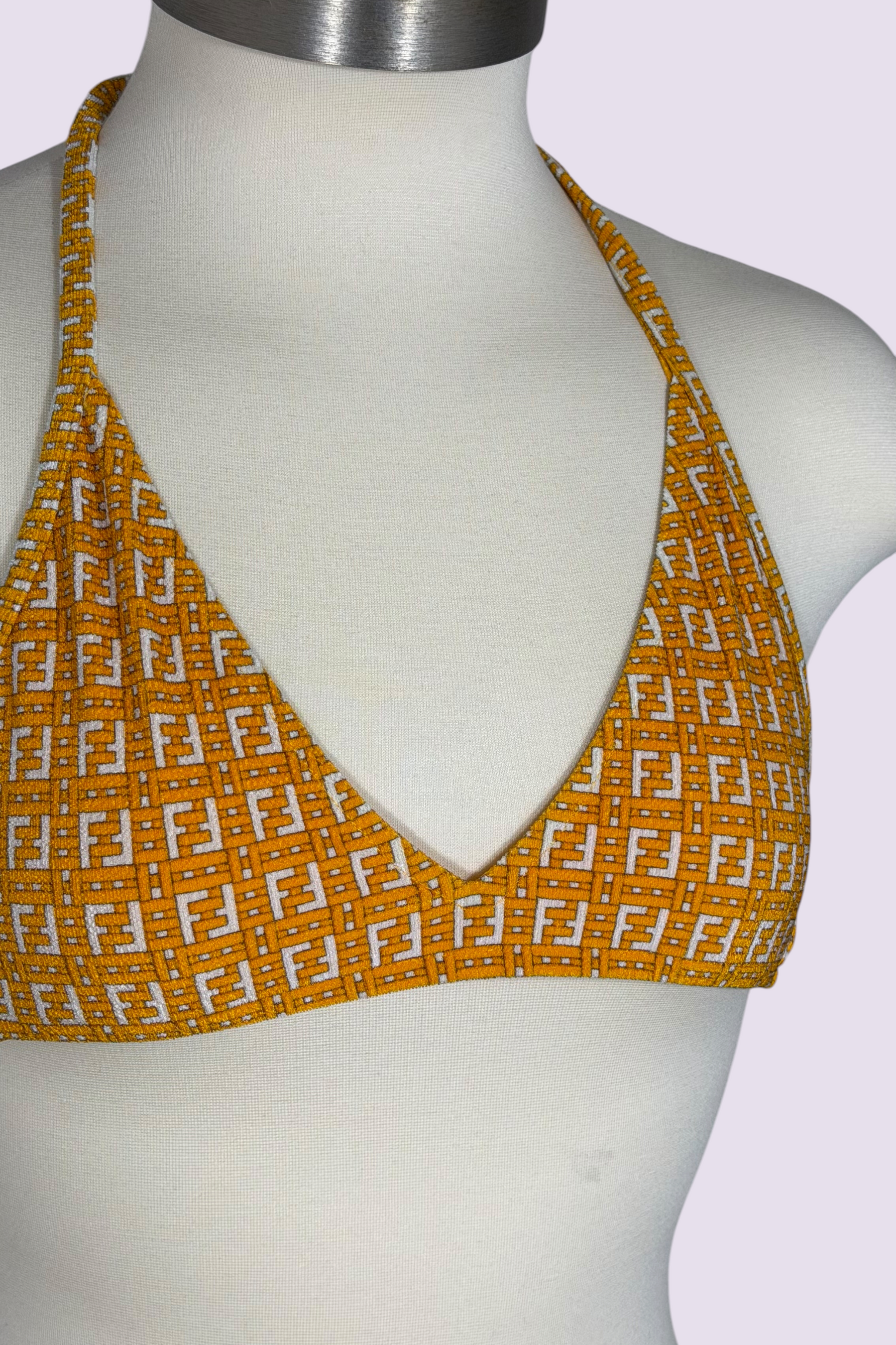 Fendi FF Logo Halter String Bikini Set | Italian Secondhand