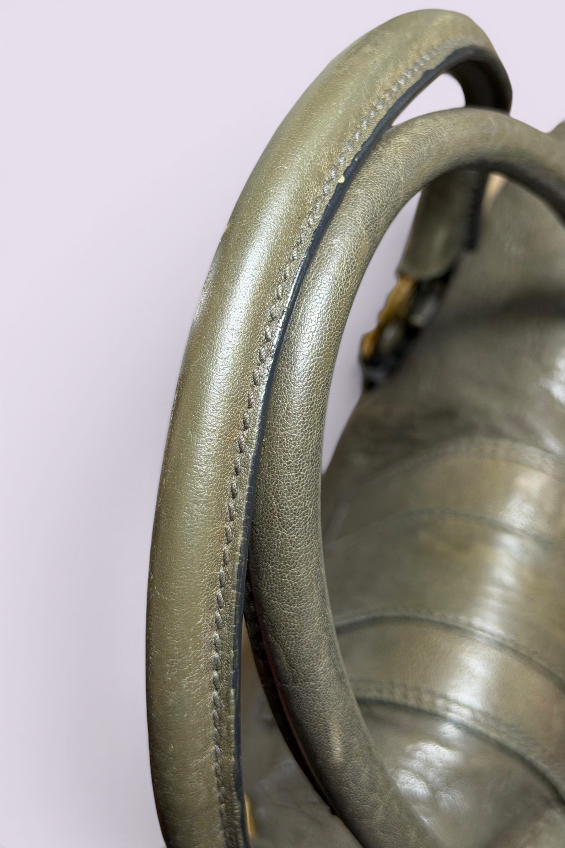 Bvlgari Lion Head Leather Tote Bag | Italian Secondhand
