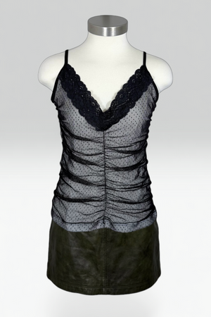 COMING SOON: MORGAN DE TOI MESH POLKA DOT CAMISOLE