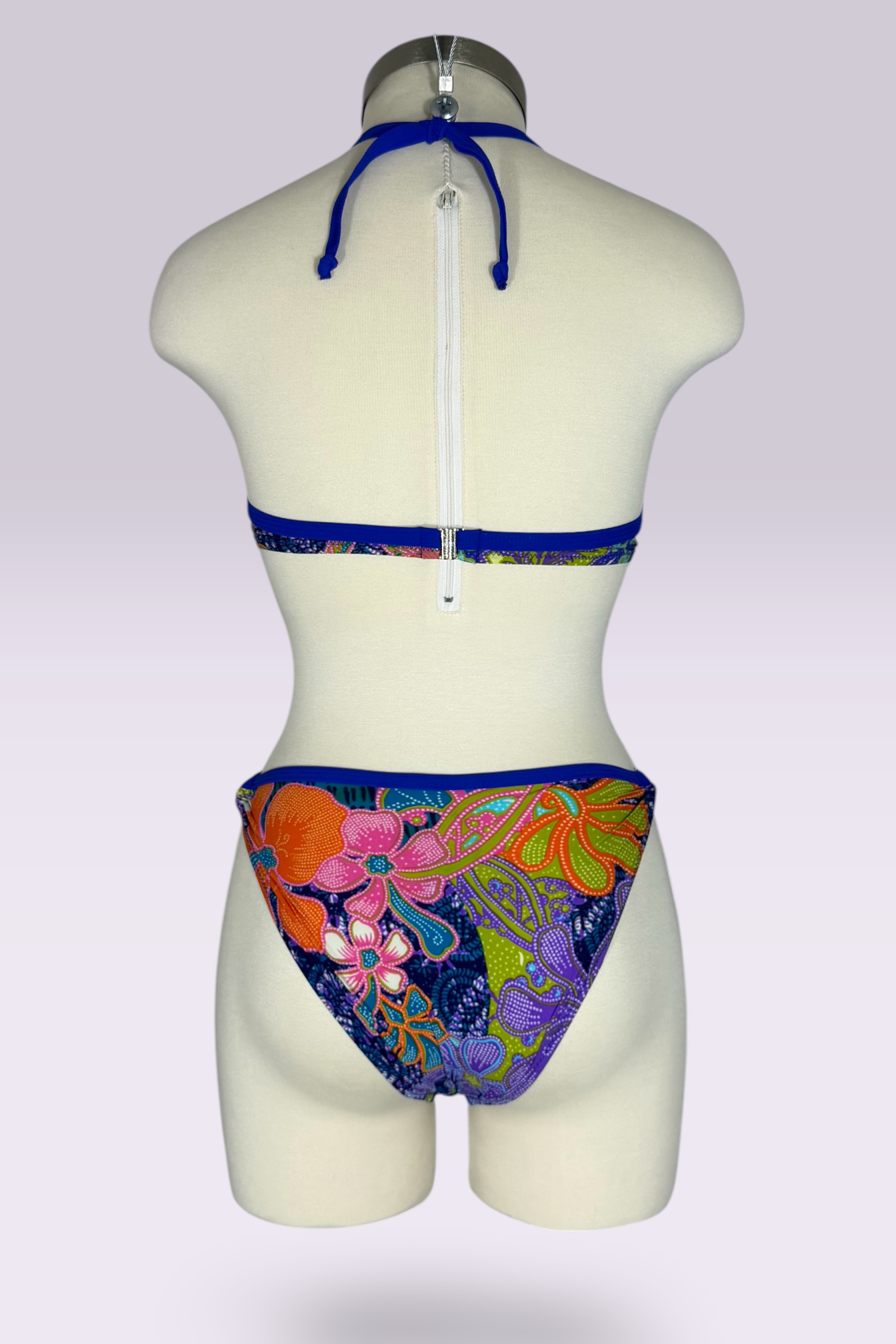 Kenzo Wave Floral Print Bikini & Tank Top Set | Japanese Secondhand