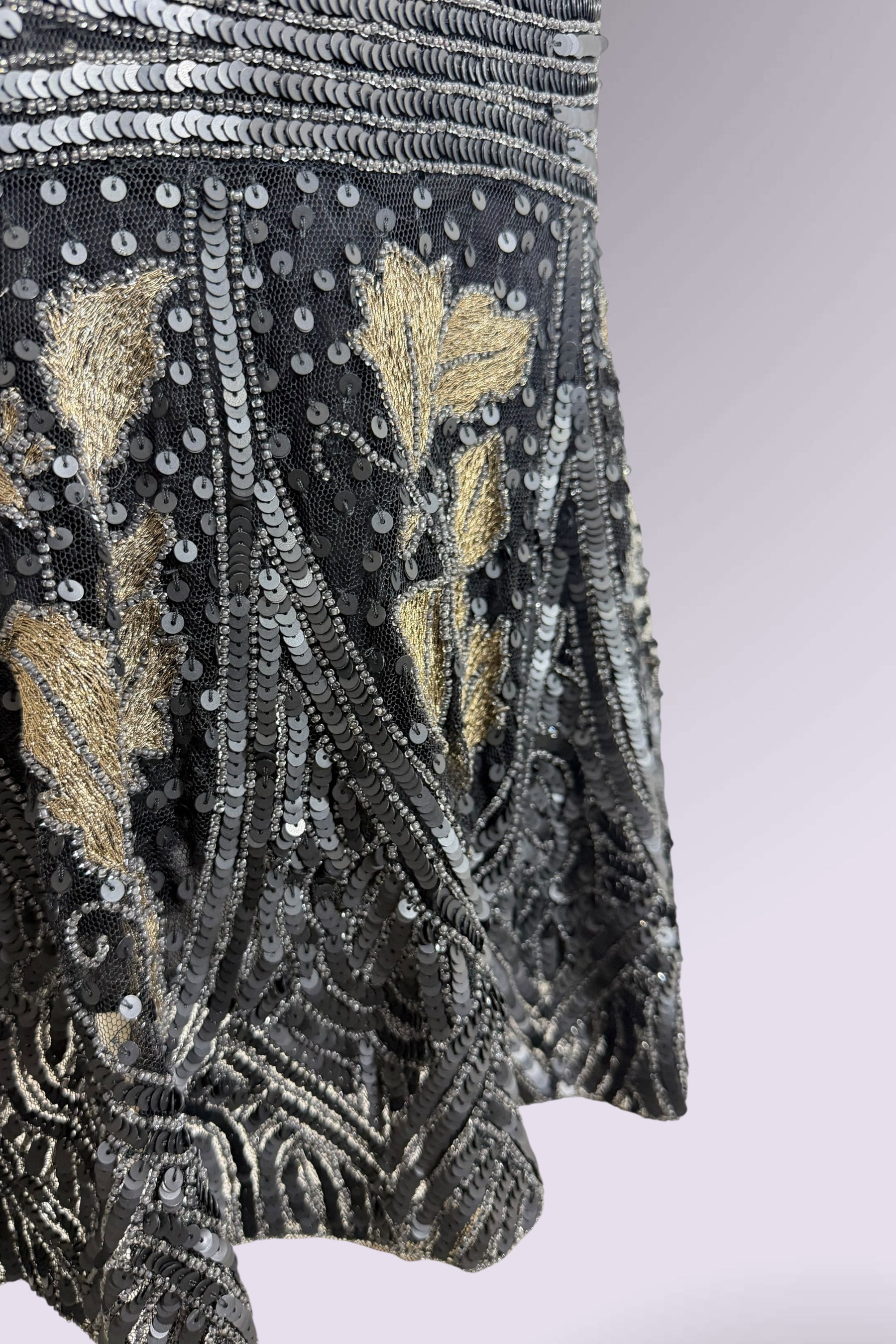 Ralph Ralph Lauren Beaded Flapper Dress | American Vintage