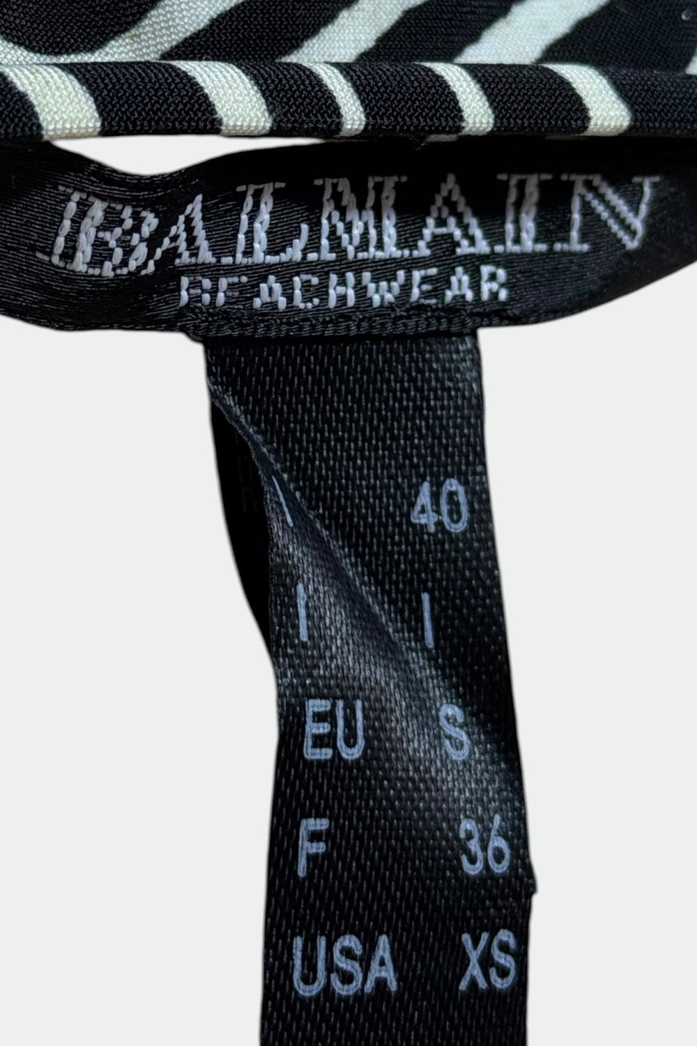 Balmain Beachwear Zebra print Bikini | French secondhand
