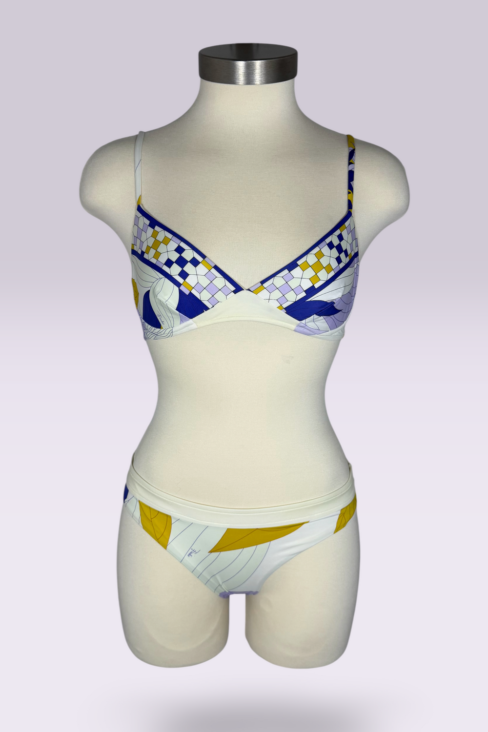 Emilio Pucci Geometric & Floral Print Bikini | Italian Secondhand