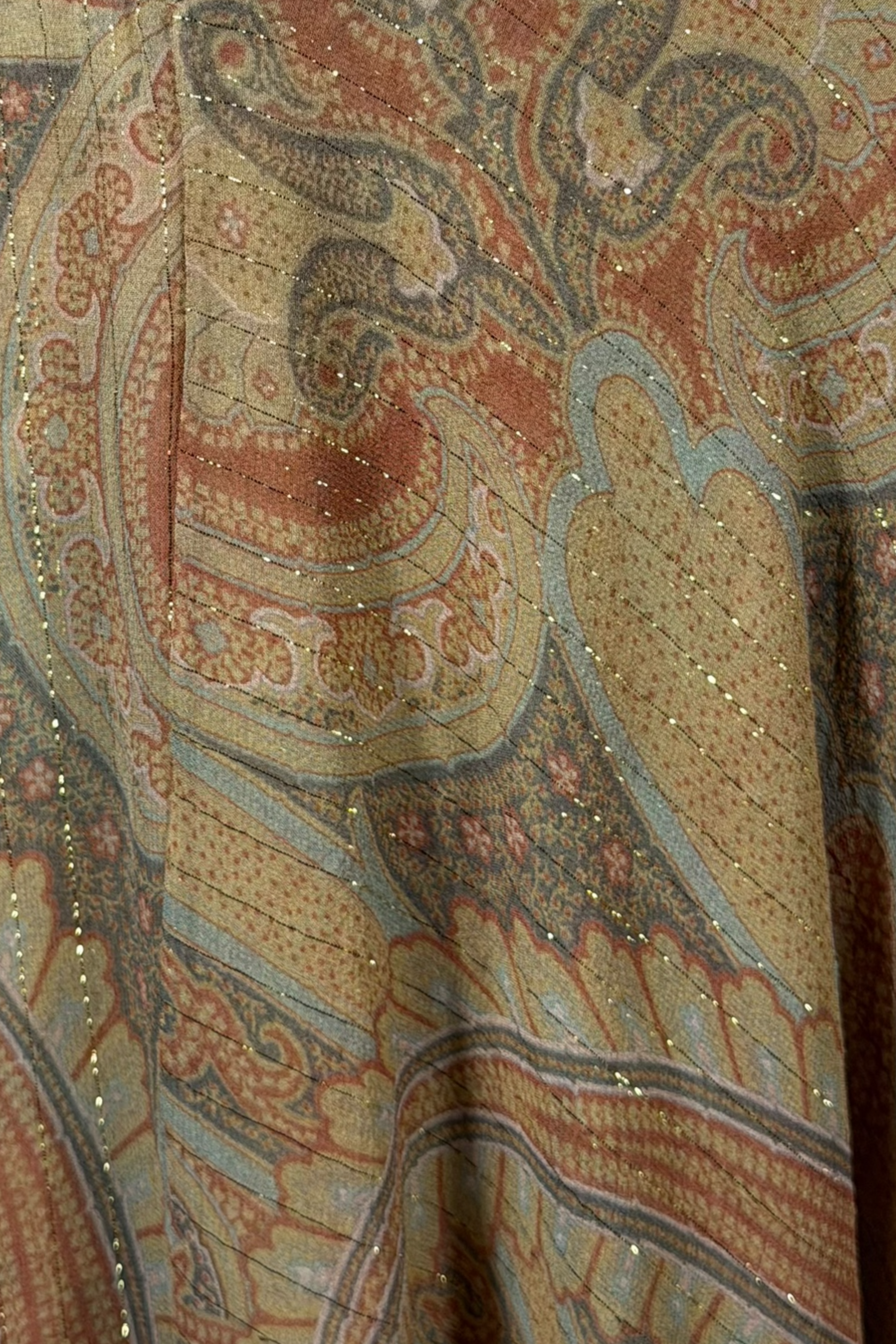 Ralph Lauren Silk Paisley Skirt | American Secondhand
