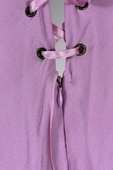 Flavio Castellani Pink Silk Asymmetric Handkerchief Dress | Italian Secondhand
