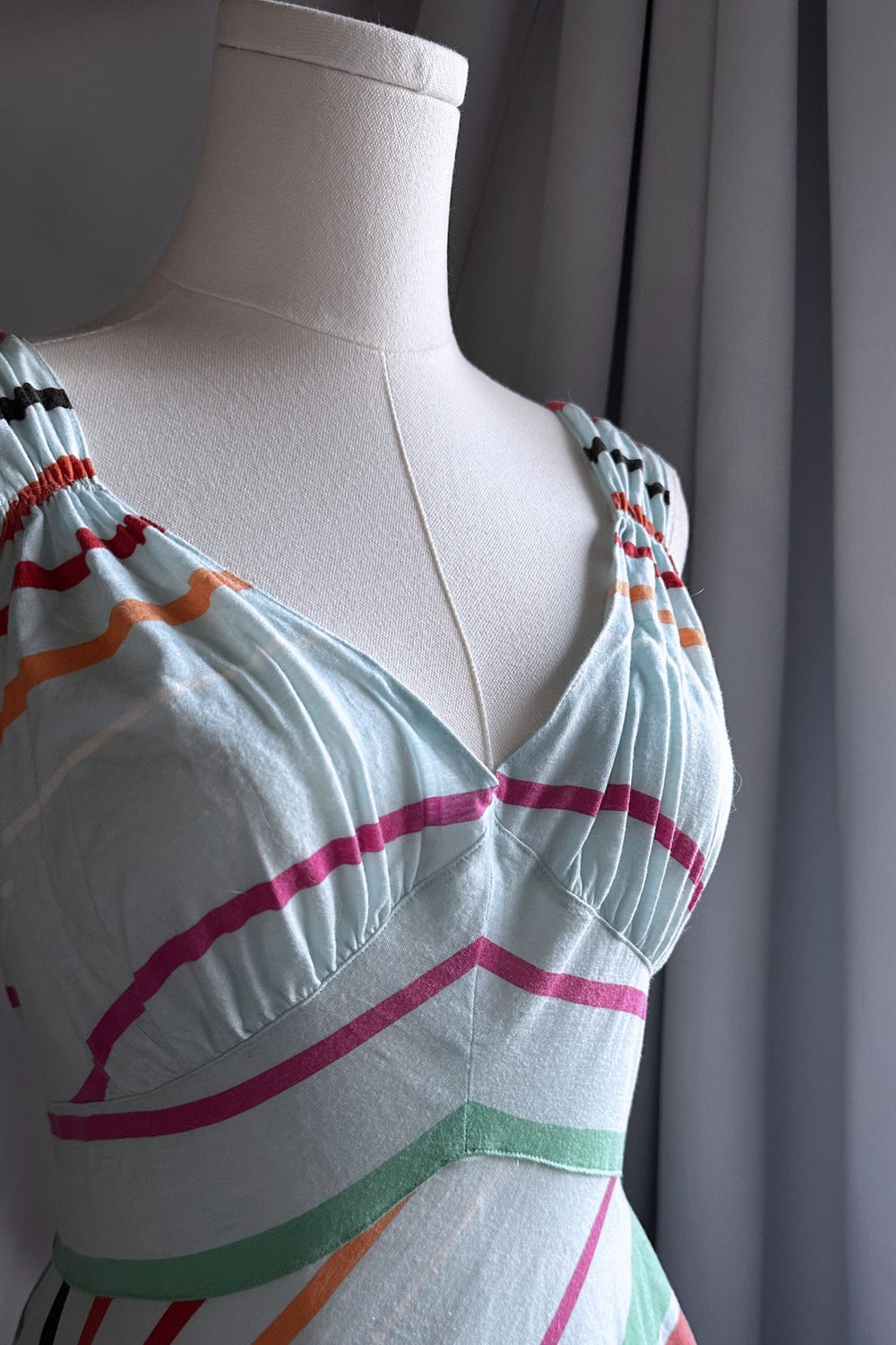 Burberry Blue Label Striped Peplum Top | Japanese Designer Vintage