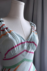 Burberry Blue Label Striped Peplum Top | Japanese Designer Vintage