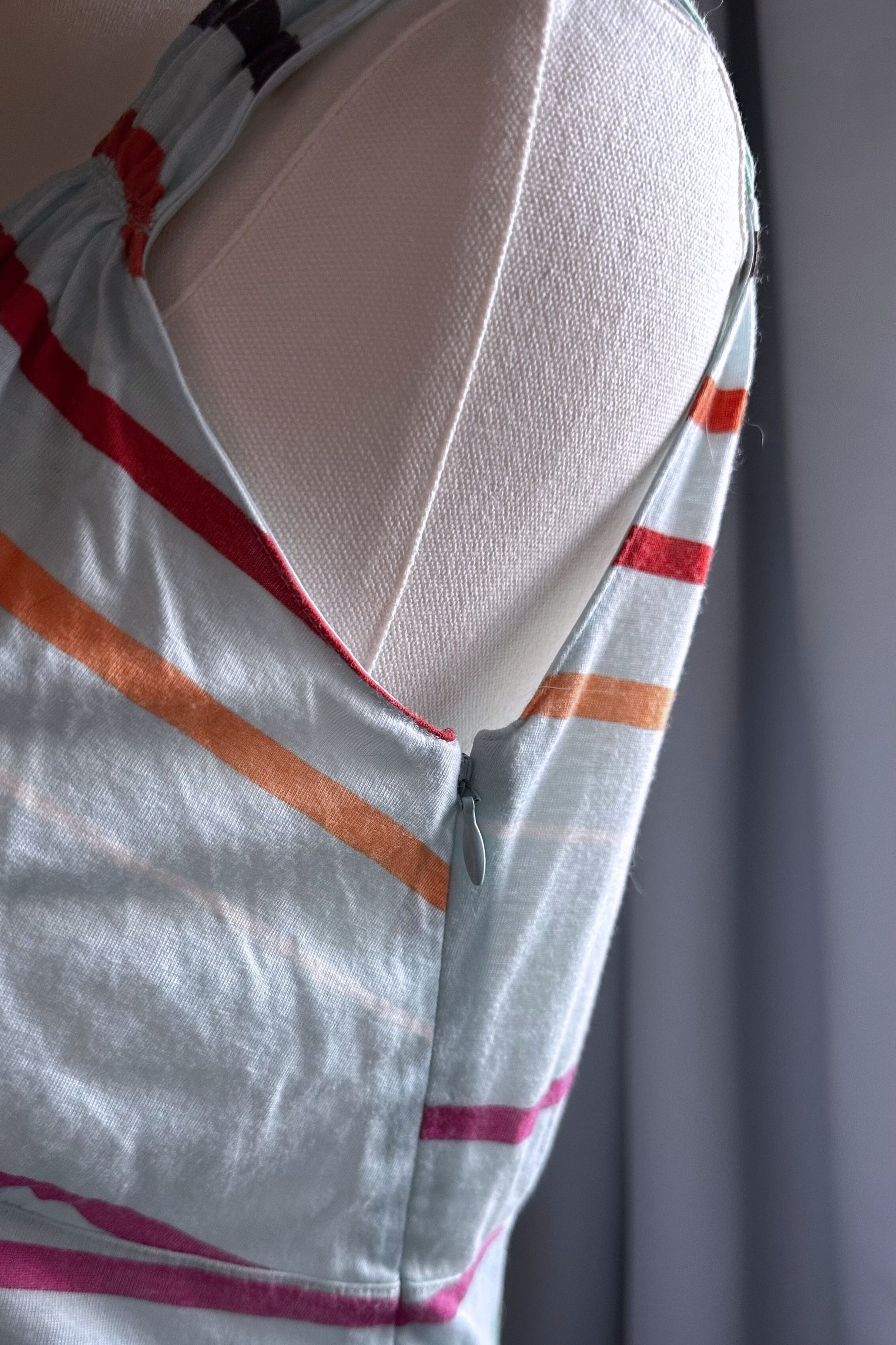 Burberry Blue Label Striped Peplum Top | Japanese Designer Vintage