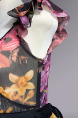 Vivienne Tam Sheer Floral Mesh Dress | Hong Kong Secondhand