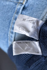 Courrèges Navy Embroidered Knit Top | French Vintage