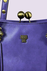 Anna Sui Purple Leather Frame Bag | American Secondhand