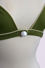 Miu Miu Olive Green Bikini Set | Italian Vintage