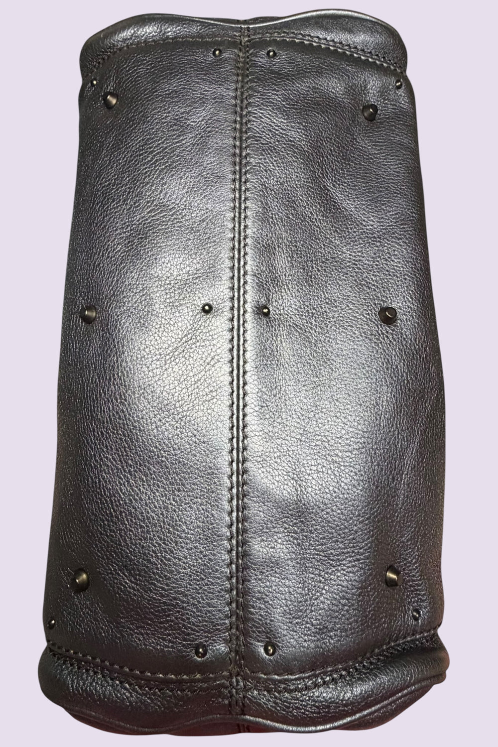 Chloe Paddington Metallic Blue Leather Bag | French Secondhand
