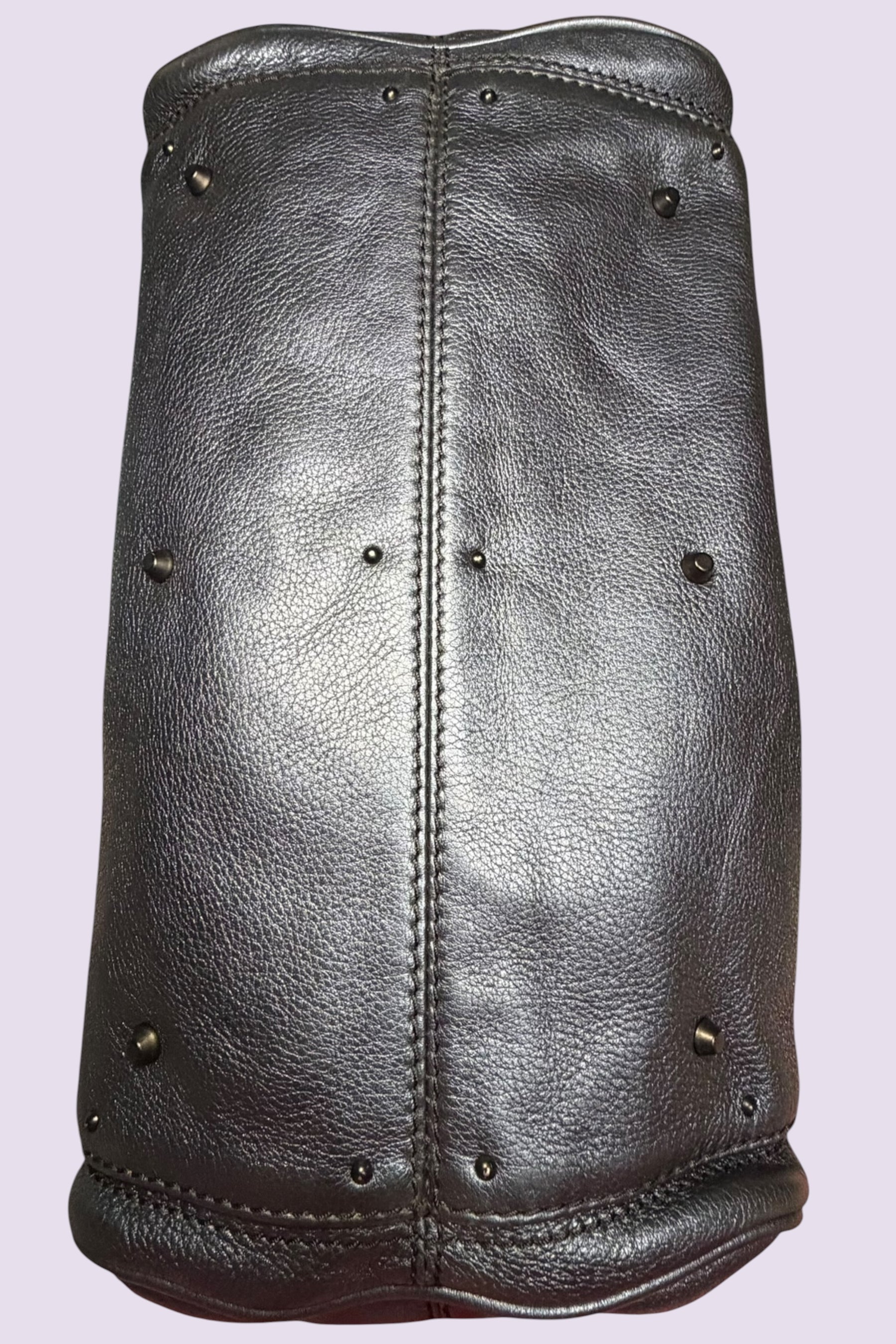 Chloe Paddington Metallic Blue Leather Bag | French Secondhand