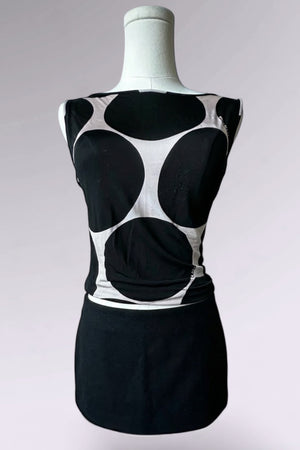 Miss Sixty Polka Dot Stretch Top | Well-Loved | Italian Vintage