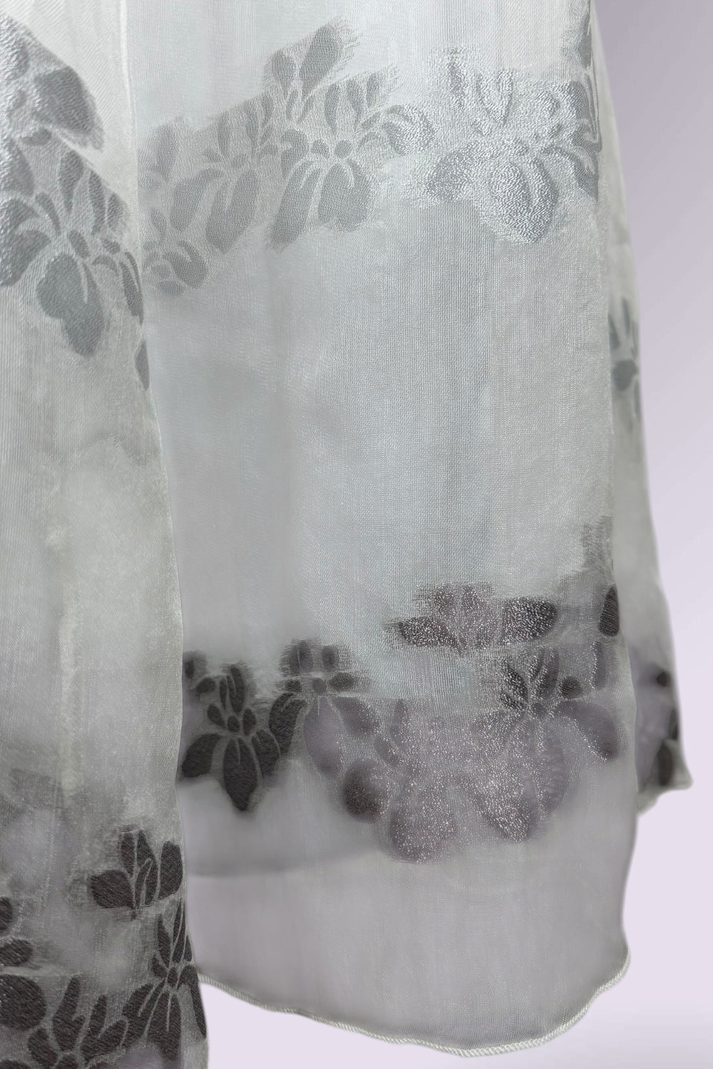 Armani Collezioni Sheer Silk Blend Floral Overlay Dress | Italian Secondhand