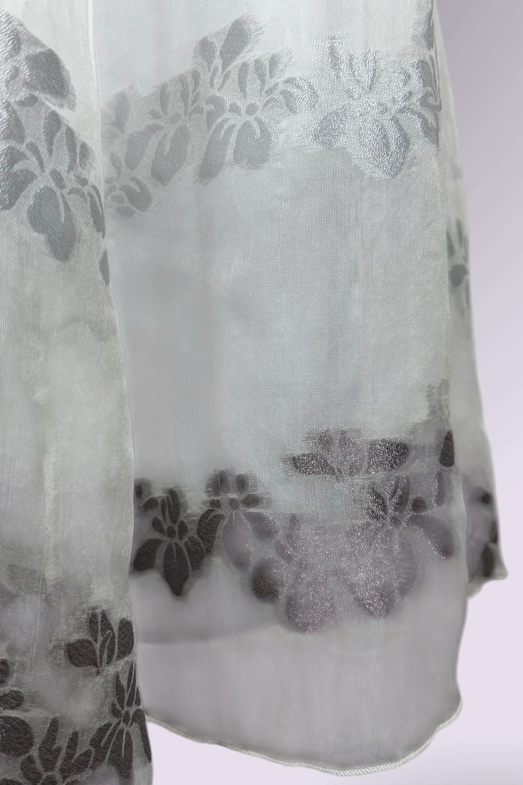 Armani Collezioni Sheer Silk Blend Floral Overlay Dress | Italian Secondhand