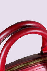 Ralph Lauren Red Leather Stirrup Bag | American Secondhand