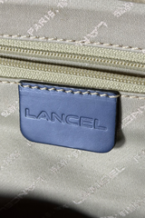 COMING SOON: LANCEL PURPLE LIZARD-EMBOSSED LEATHER BOWLER BAG | FRENCH SECONDHAND