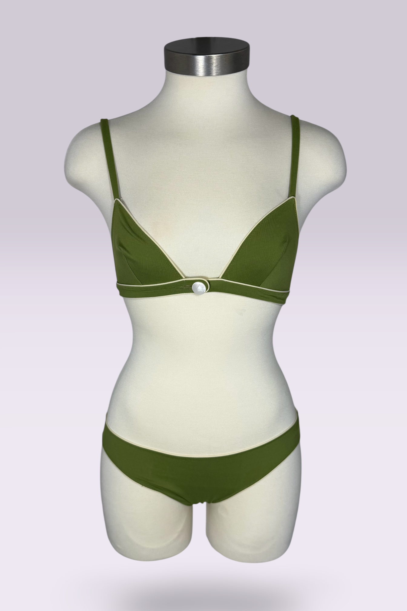 Miu Miu Olive Green Bikini Set | Italian Vintage
