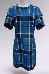 Comme des Garçons Wool Tartan FW 91 Archive Runway Dress | Japanese Vintage