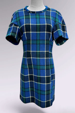 Comme des Garçons Wool Tartan FW 91 Archive Runway Dress | Japanese Vintage