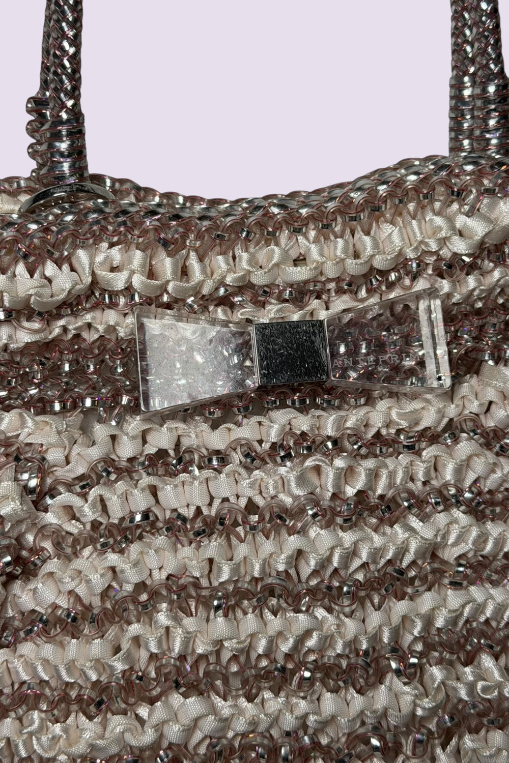 Anteprima Rose Gold Stripe Shoulder Bag | Japanese Secondhand