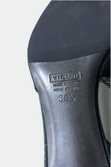 GIUSEPPE ZANOTTI DESIGN IRIDESCENT POINTED-TOE KITTEN HEELS | ITALIAN SECONDHAND