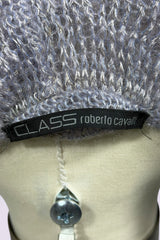 Roberto Cavalli CLASS Ombré Mohair Knit Tie Front Cardigan | Italian Secondhand