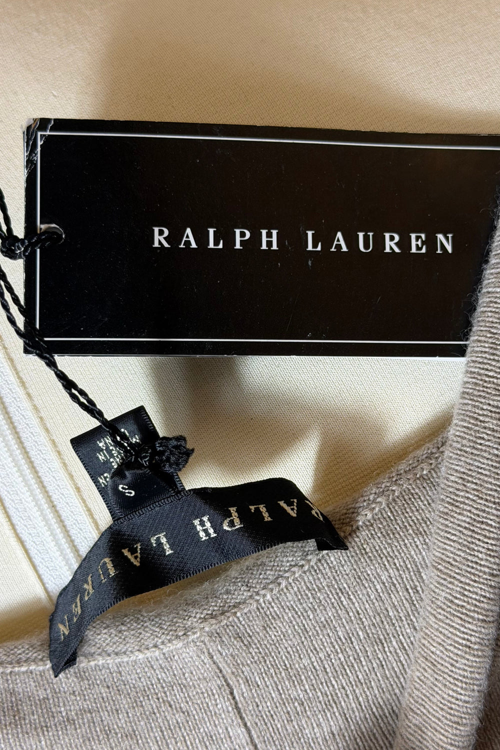 Ralph Lauren Cashmere Blend Off Shoulder Midi Dress | American Secondhand