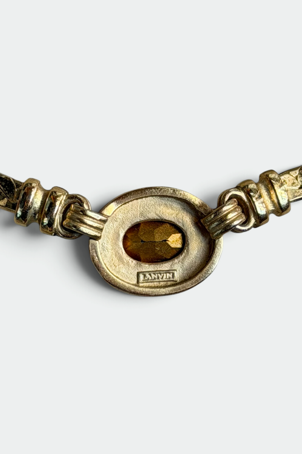 COMING SOON: LANVIN BLUE STONE GOLD NECKLACE | FRENCH VINTAGE