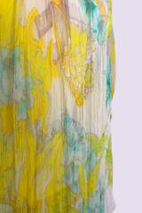 Patrizia Pepe Floral Silk Off Shoulder Blouse | Italian Secondhand