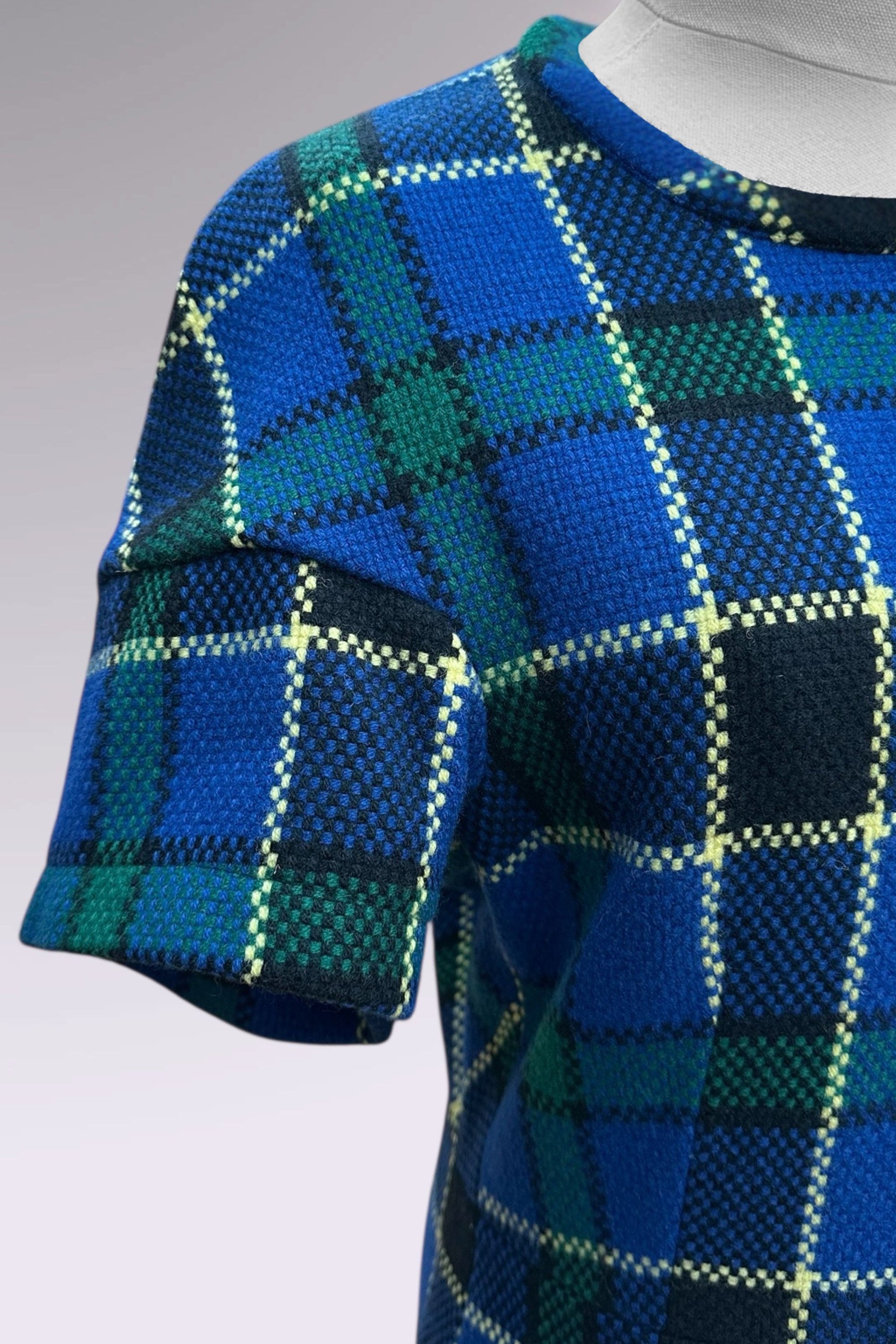 Comme des Garçons Wool Tartan FW 91 Archive Runway Dress | Japanese Vintage