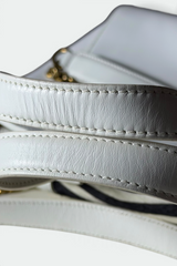 COMING SOON: JIMMY CHOO WHITE LEATHER ZEBRA PRINT CALF HAIR CHAIN BAG | BRITISH SECONDHAND
