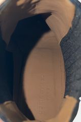 COMING SOON: SONIA RYKIEL BLACK SUEDE JEWELED PLATFORM ANKLE BOOTS | FRENCH SECONDHAND
