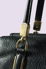 Coach Turnlock Leather Shoulder Bag | American Secondhand