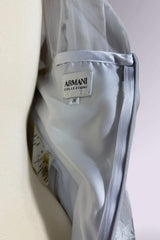 Armani Collezioni Sheer Silk Blend Floral Overlay Dress | Italian Secondhand