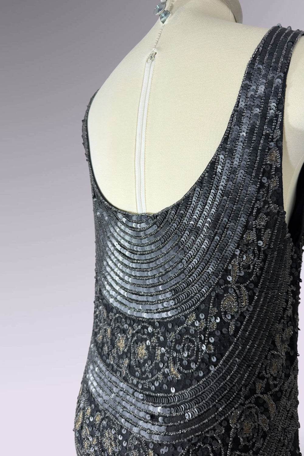 Ralph Ralph Lauren Beaded Flapper Dress | American Vintage