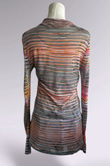Missoni Long Sleeve Striped Knit Cardigan | Italian Vintage