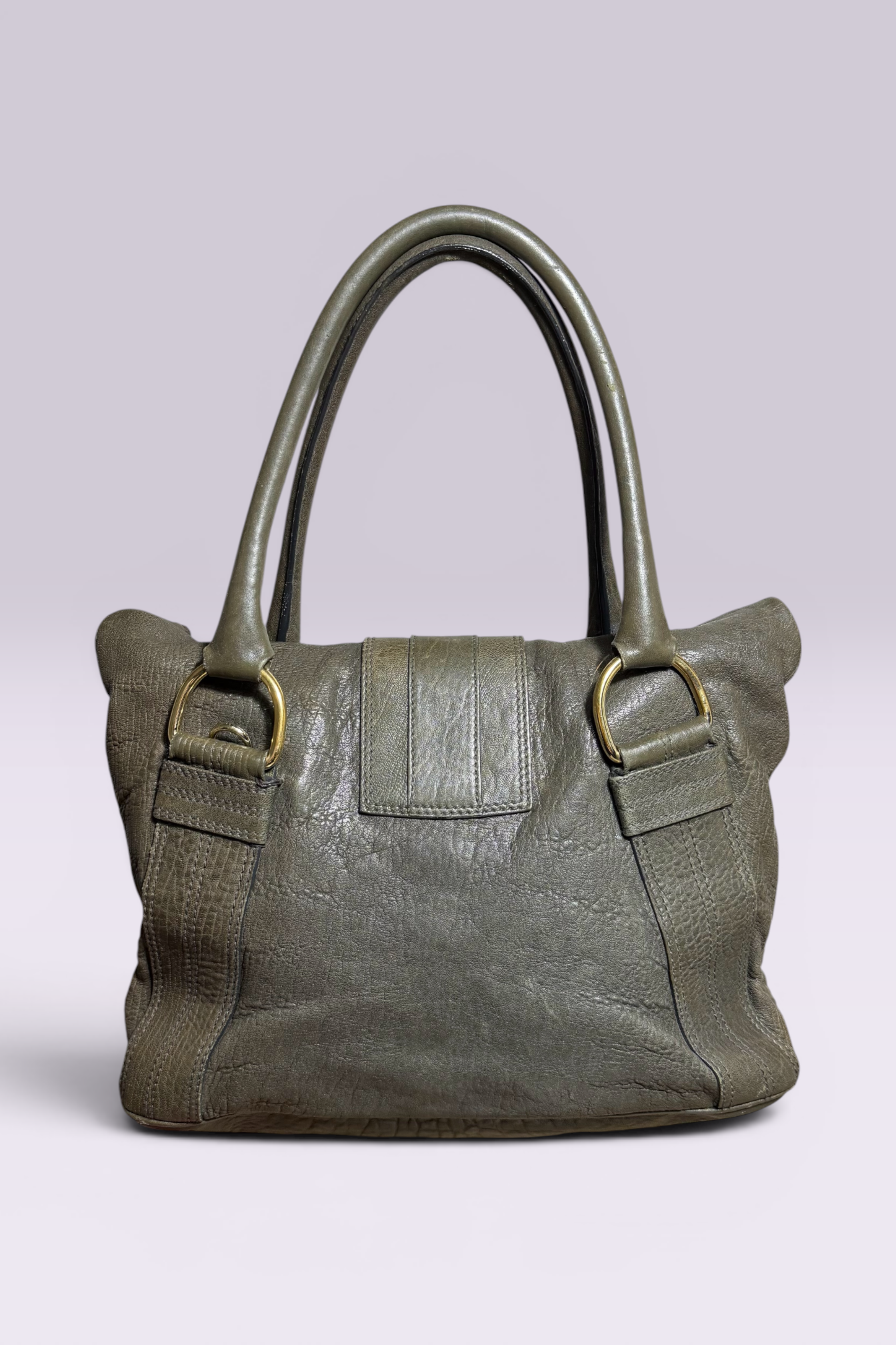 Bvlgari Lion Head Leather Tote Bag | Italian Secondhand