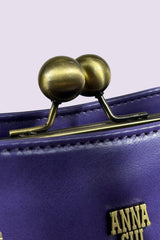 Anna Sui Purple Leather Frame Bag | American Secondhand