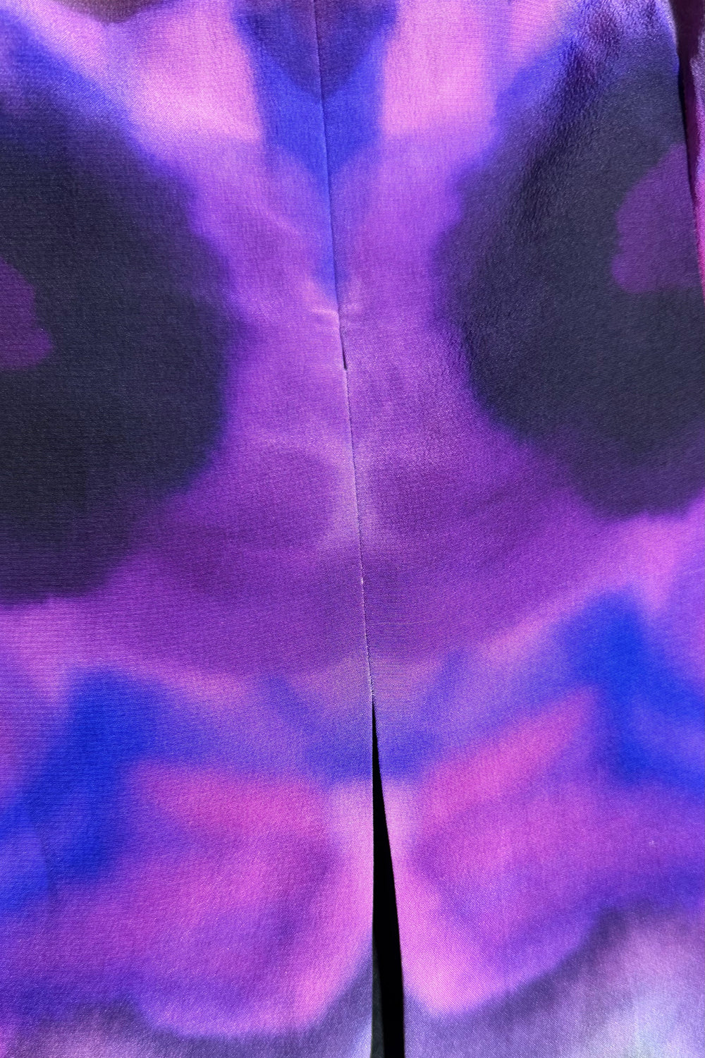 Chanel Abstract Print Silk Pleated Skirt | Runway Archive