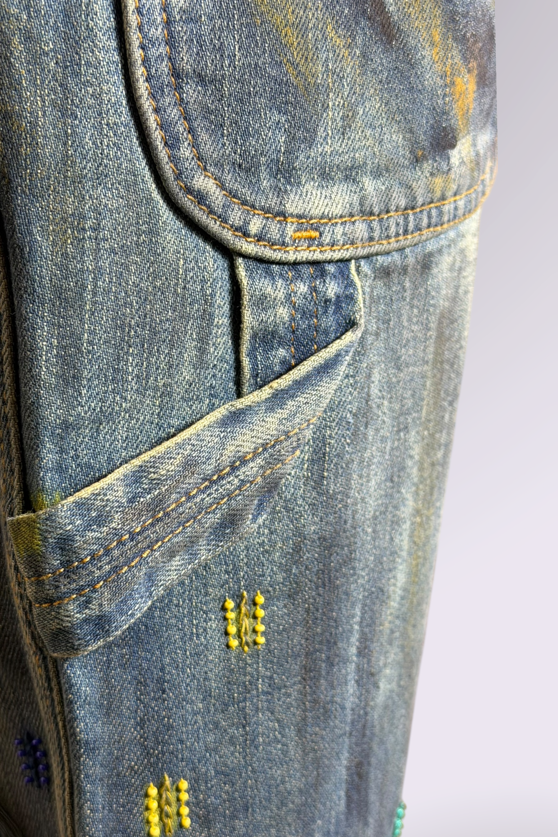 COMING SOON: Ralph Lauren Purple Label Embellished Painter Jeans | American Secondhand