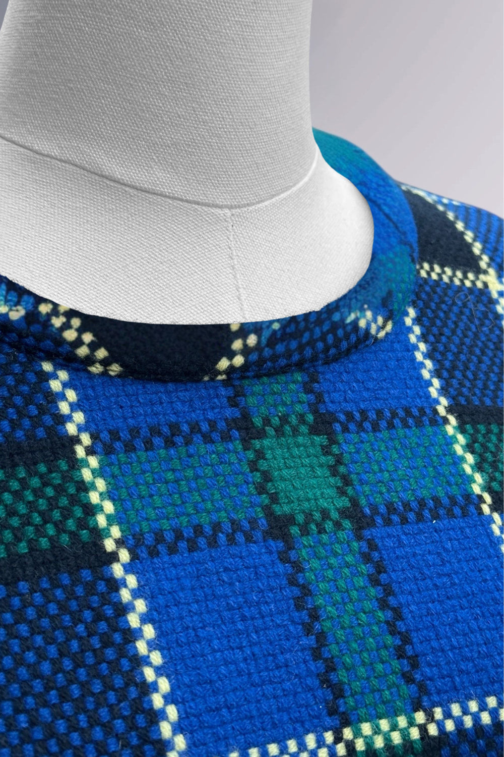 Comme des Garçons Wool Tartan FW 91 Archive Runway Dress | Japanese Vintage