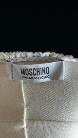 Moschino Cheap & Chic Lace Alphabet Baby Tee | Italian Designer Vintage