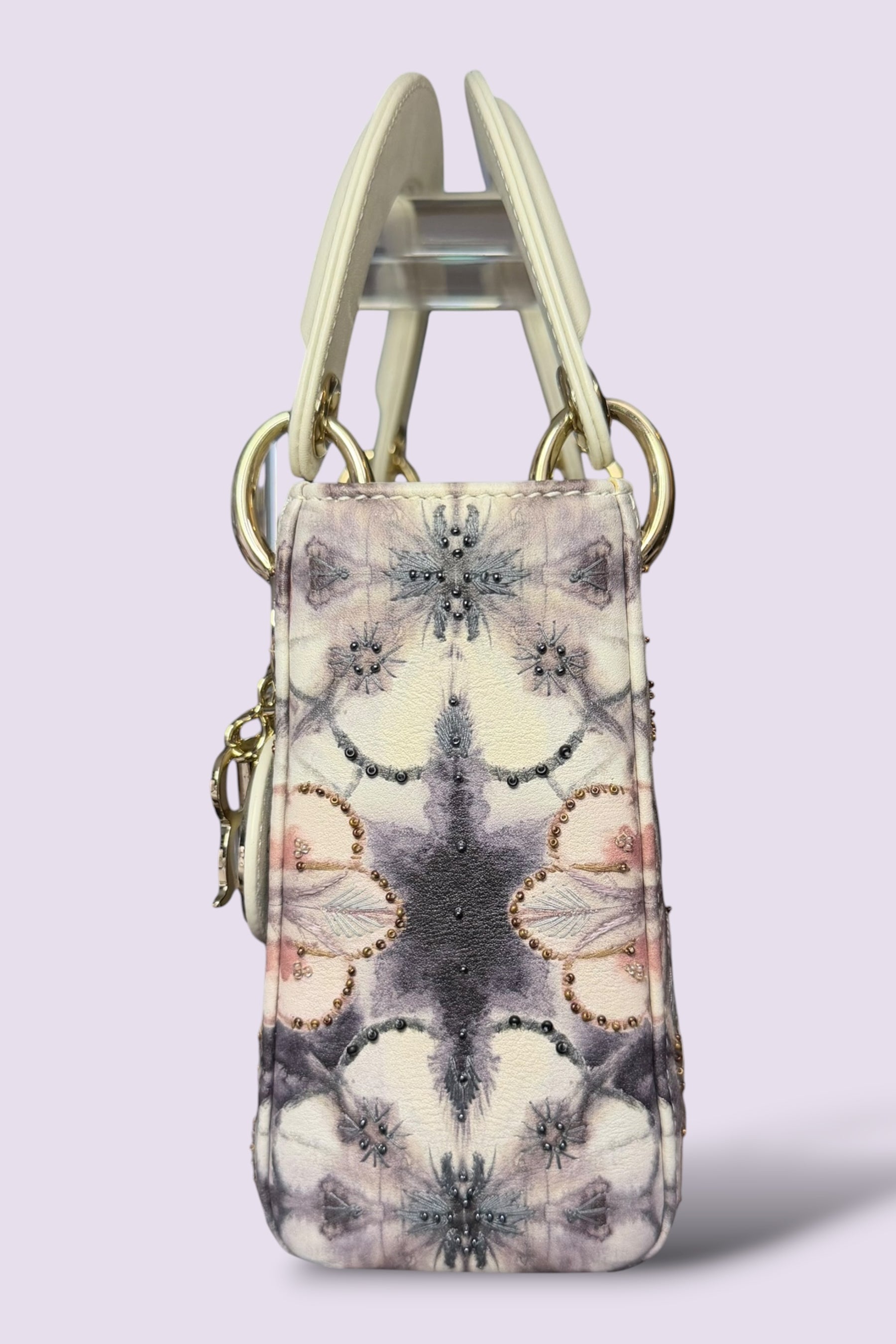 Lady Dior Mini Embroidered Beaded Bag | French Secondhand