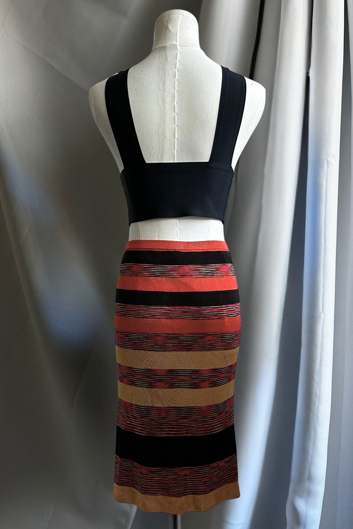 Missoni Striped Knit Skirt | Italian Designer Vintage