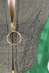Akane Utsunomiya Silk Multi-Closure Panel Top | Japanese Secondhand